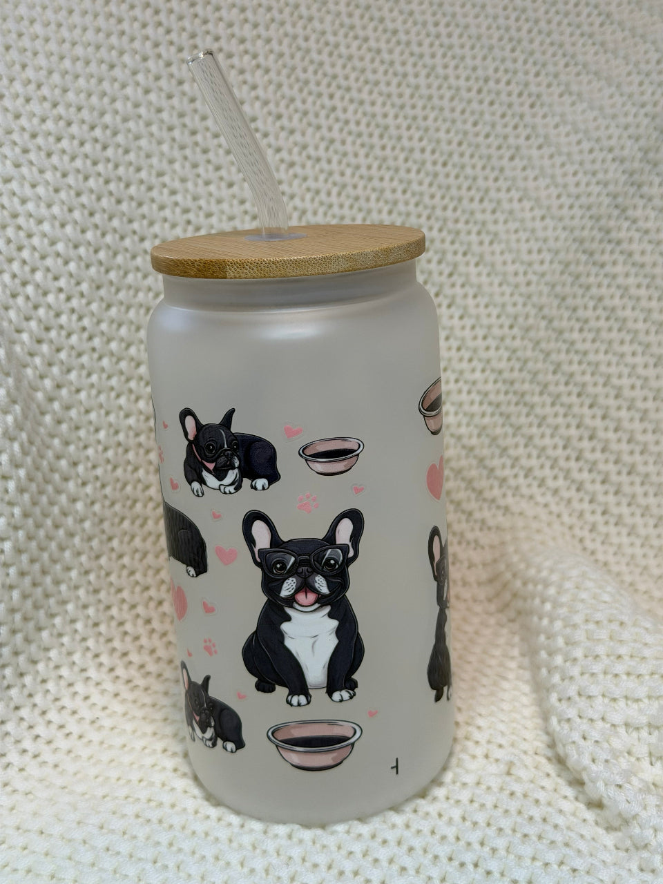 Trinkglas in schönen Designs