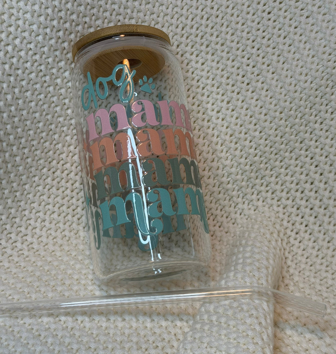 Trinkglas in schönen Designs