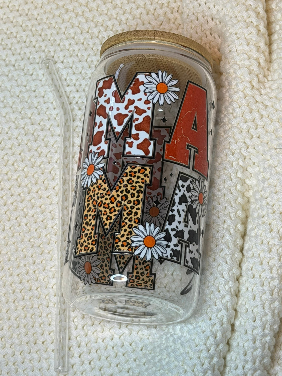 Trinkglas in schönen Designs