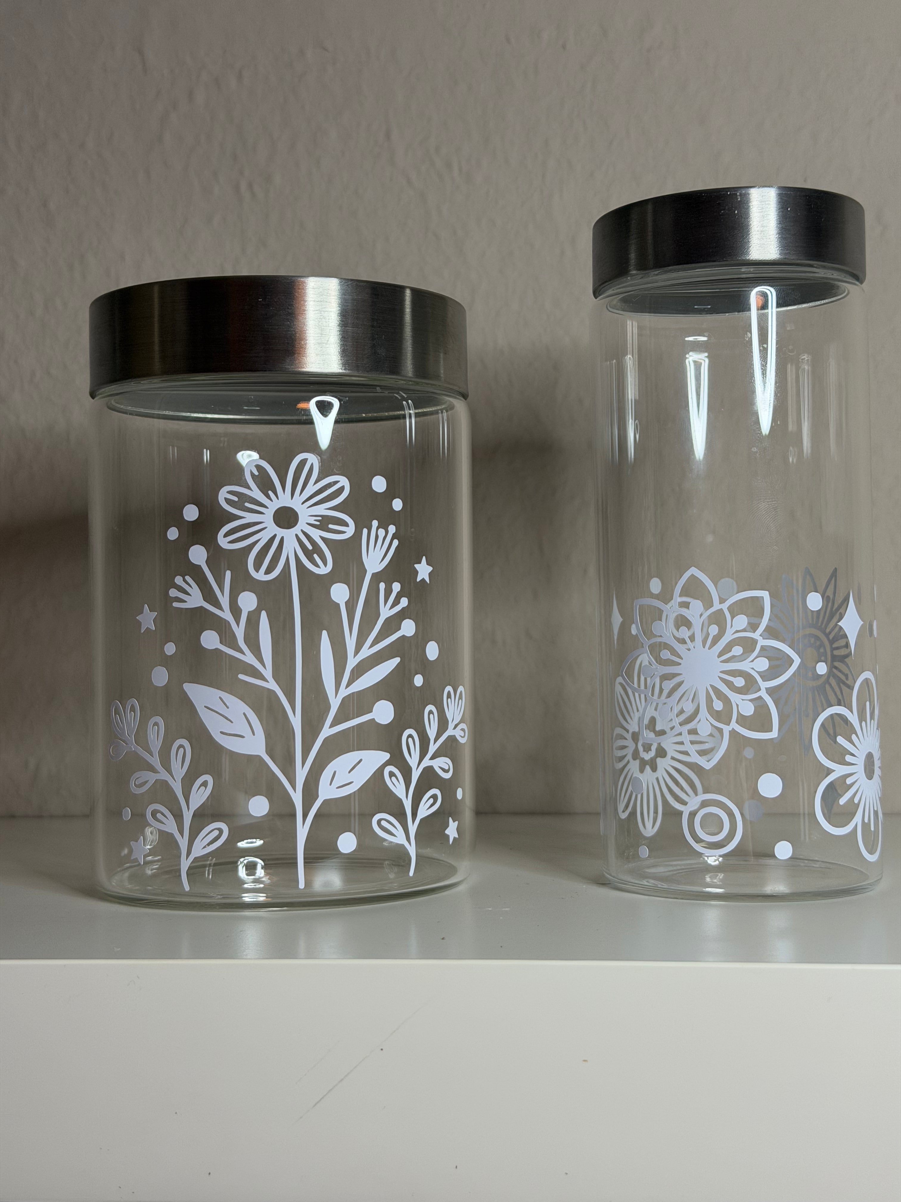 Aufkleber für Blumenvase