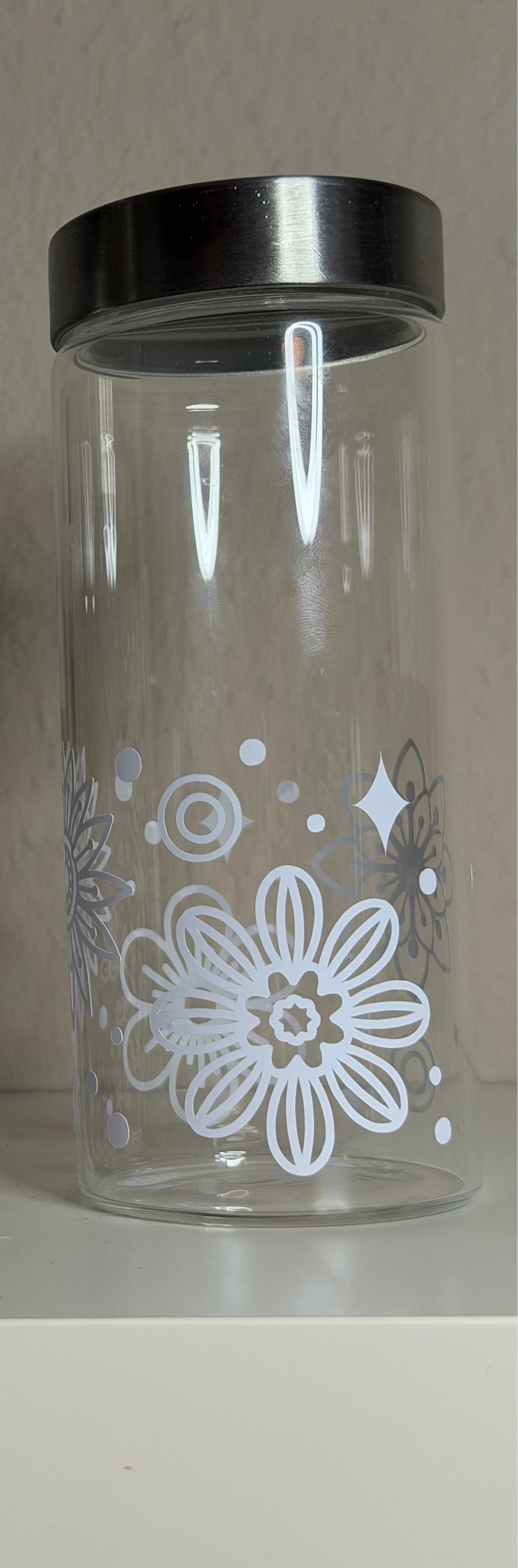 Aufkleber für Blumenvase