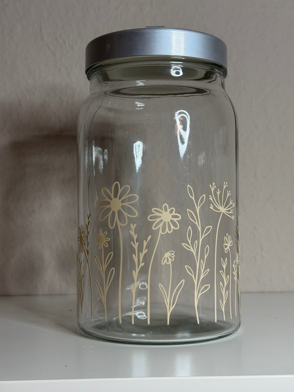 Aufkleber für Blumenvase