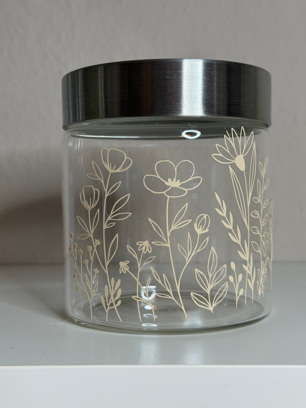 Aufkleber für Blumenvase