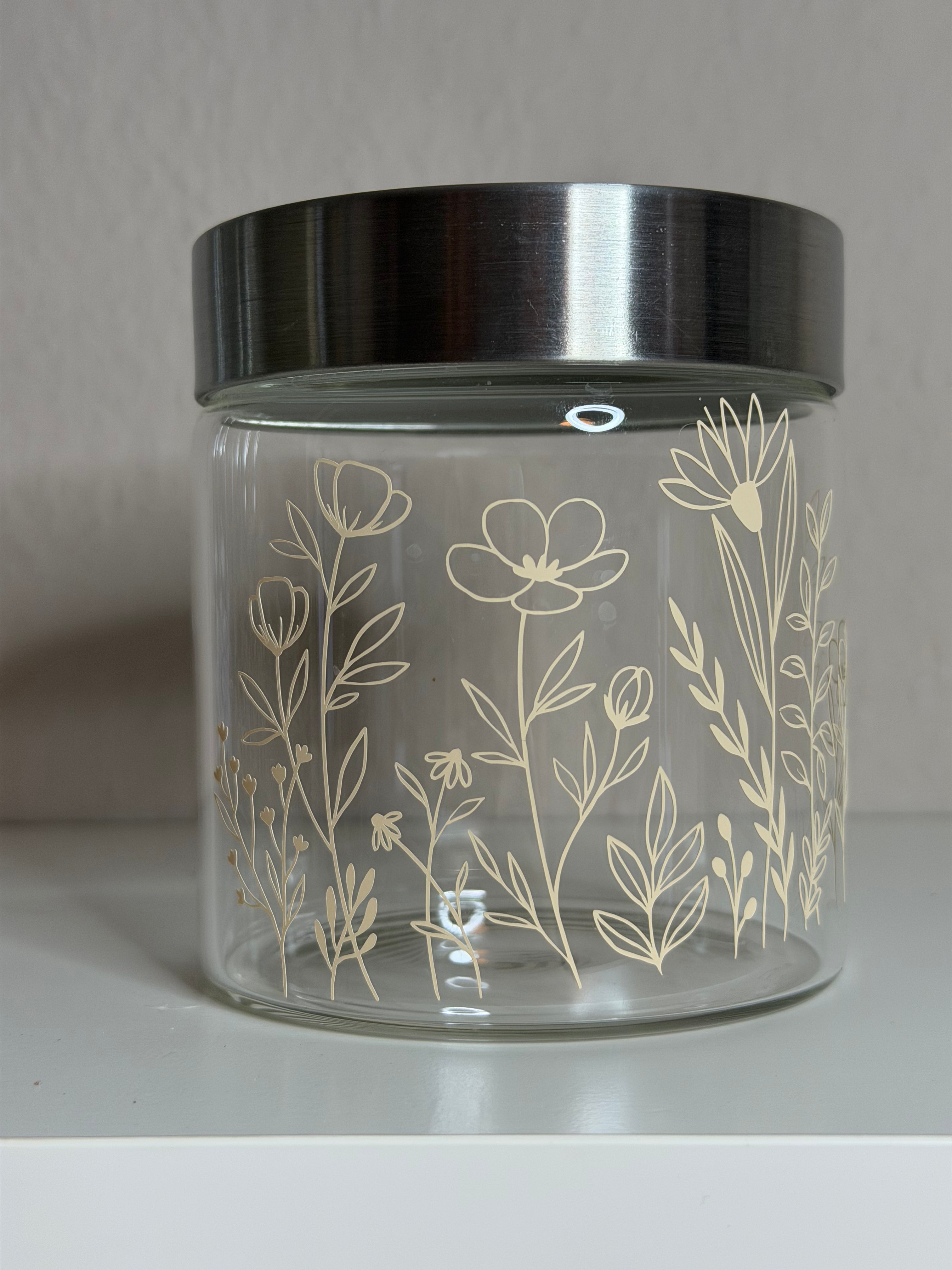 Aufkleber für Blumenvase