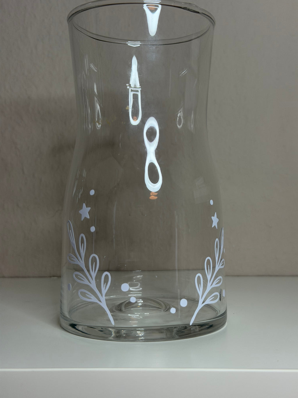 Aufkleber für Blumenvase