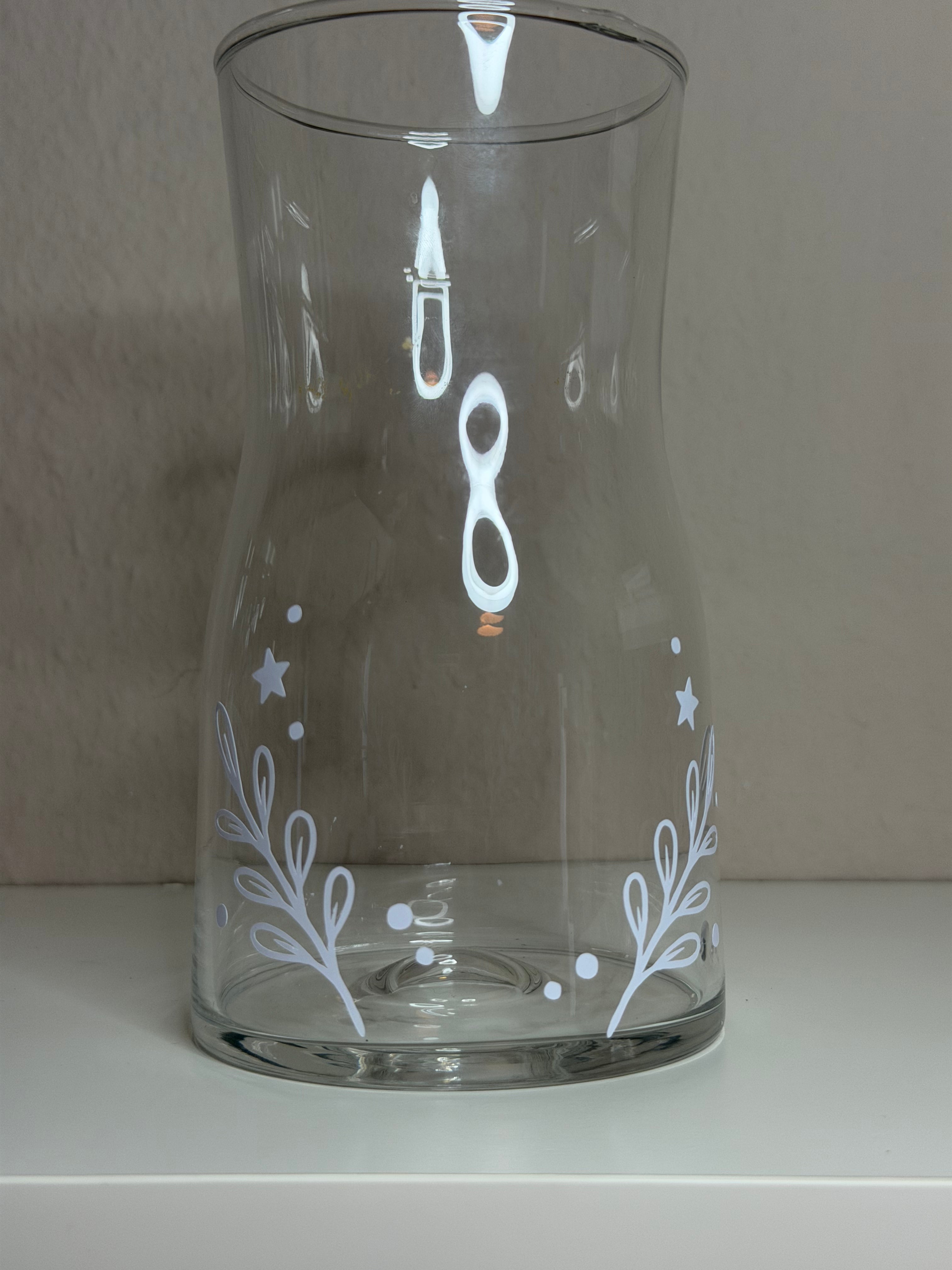 Aufkleber für Blumenvase