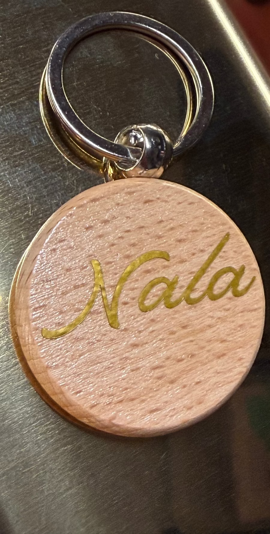 Schlüsselanhänger aus Holz - personalisiert