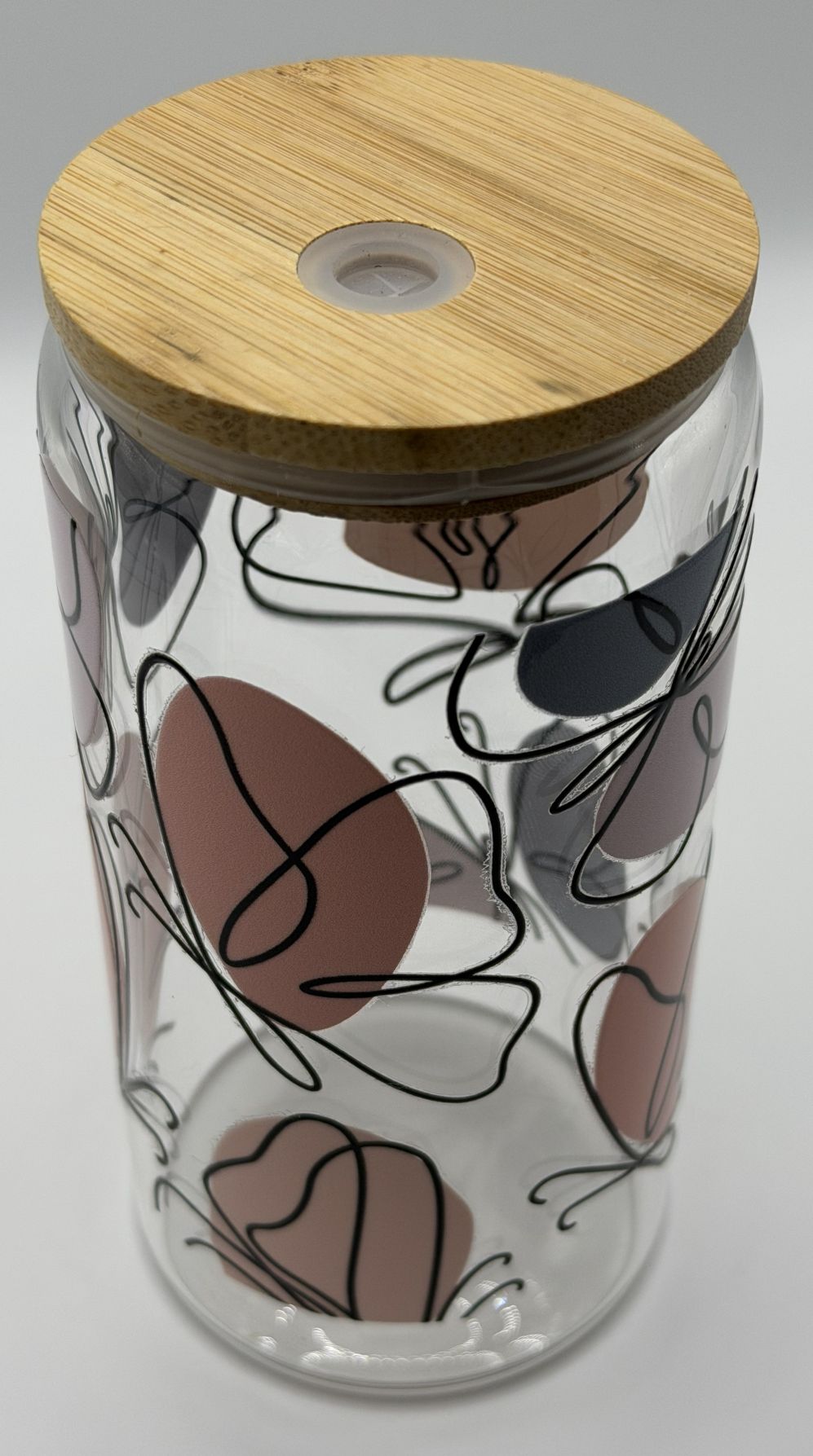 Trinkglas in schönen Designs