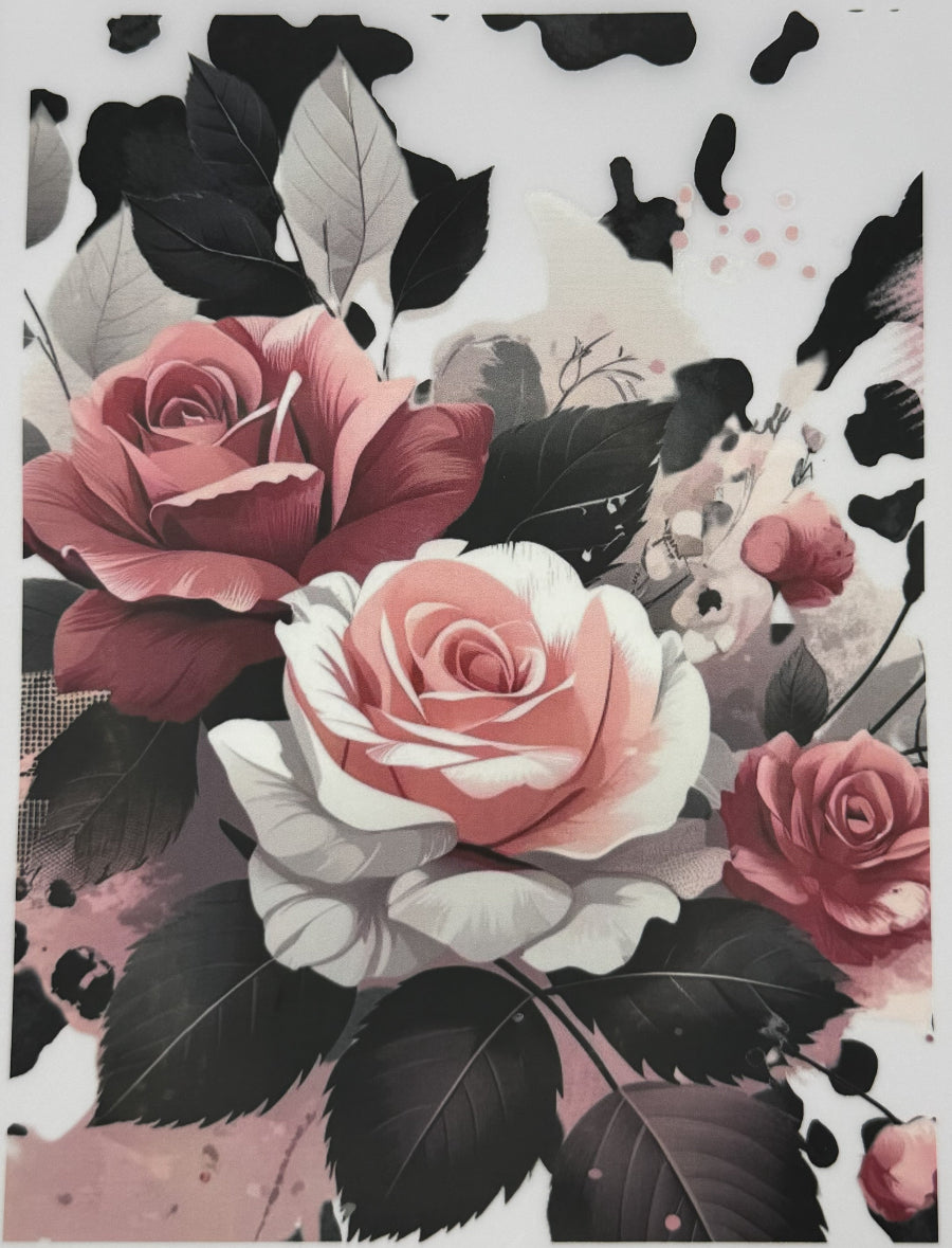 DTF - Blumen Abstrakt