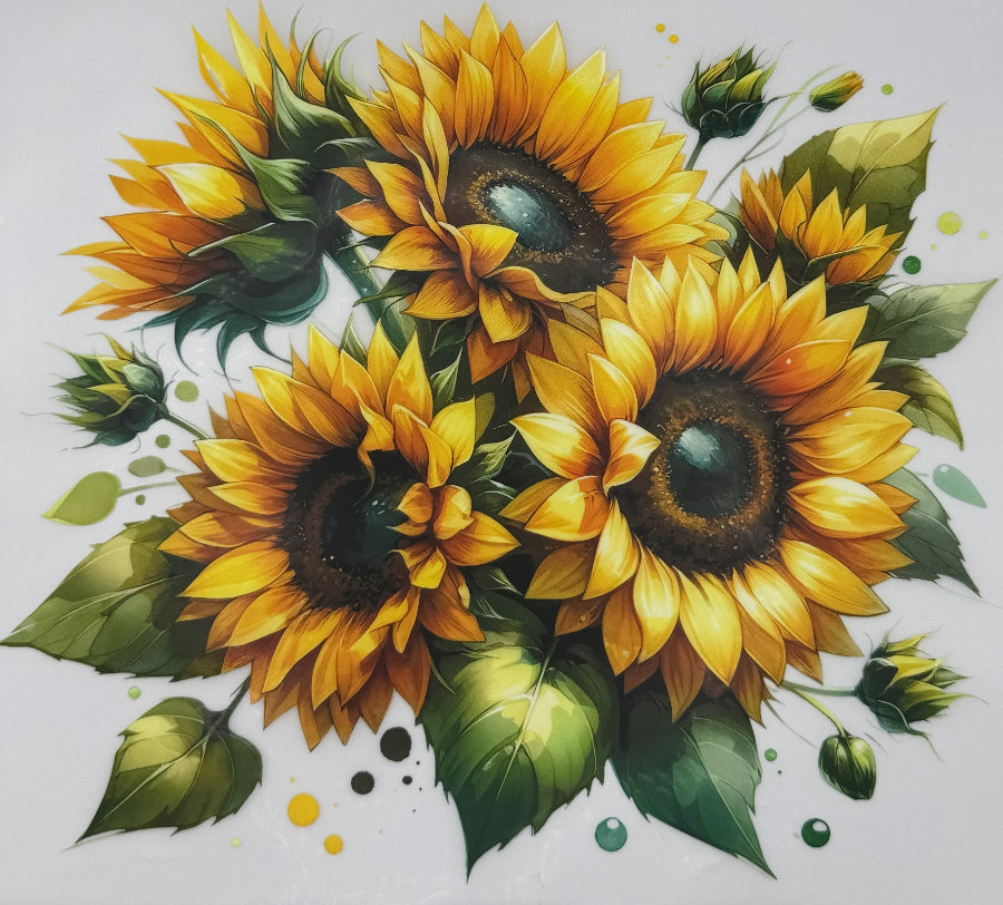 DTF - Blumen Abstrakt