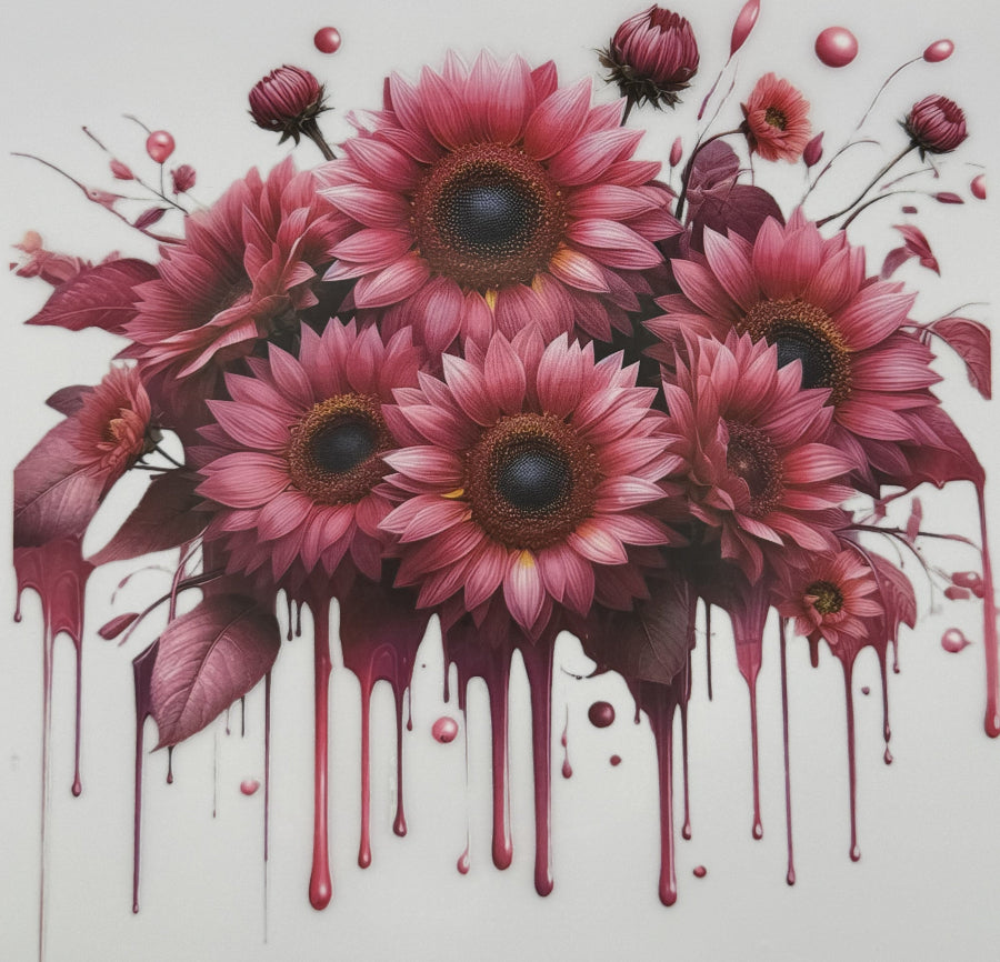DTF - Blumen Abstrakt
