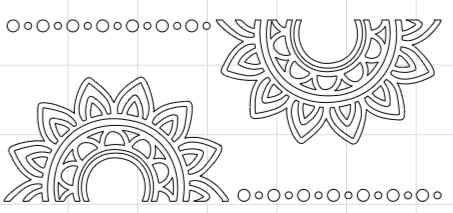 Aufkleber für Blumenvase